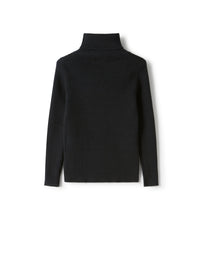 Turtleneck sweater in organic cotton