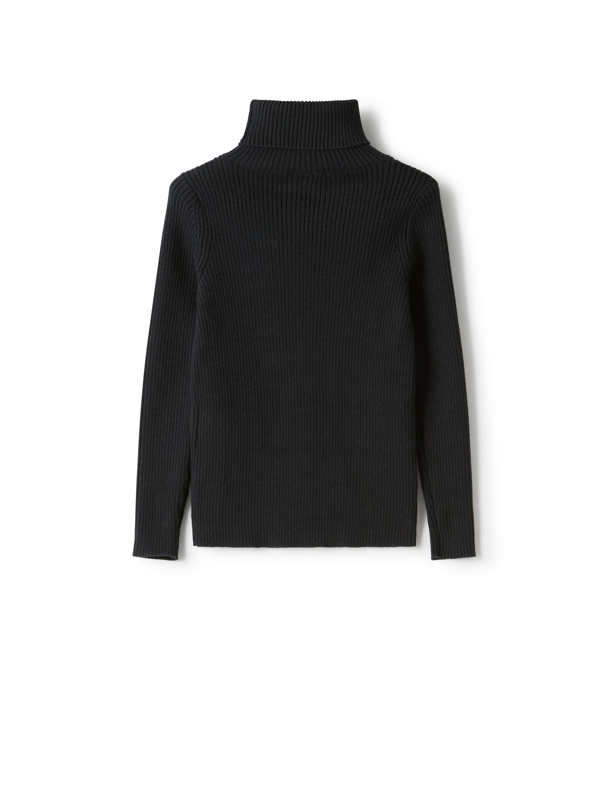 Turtleneck sweater in organic cotton