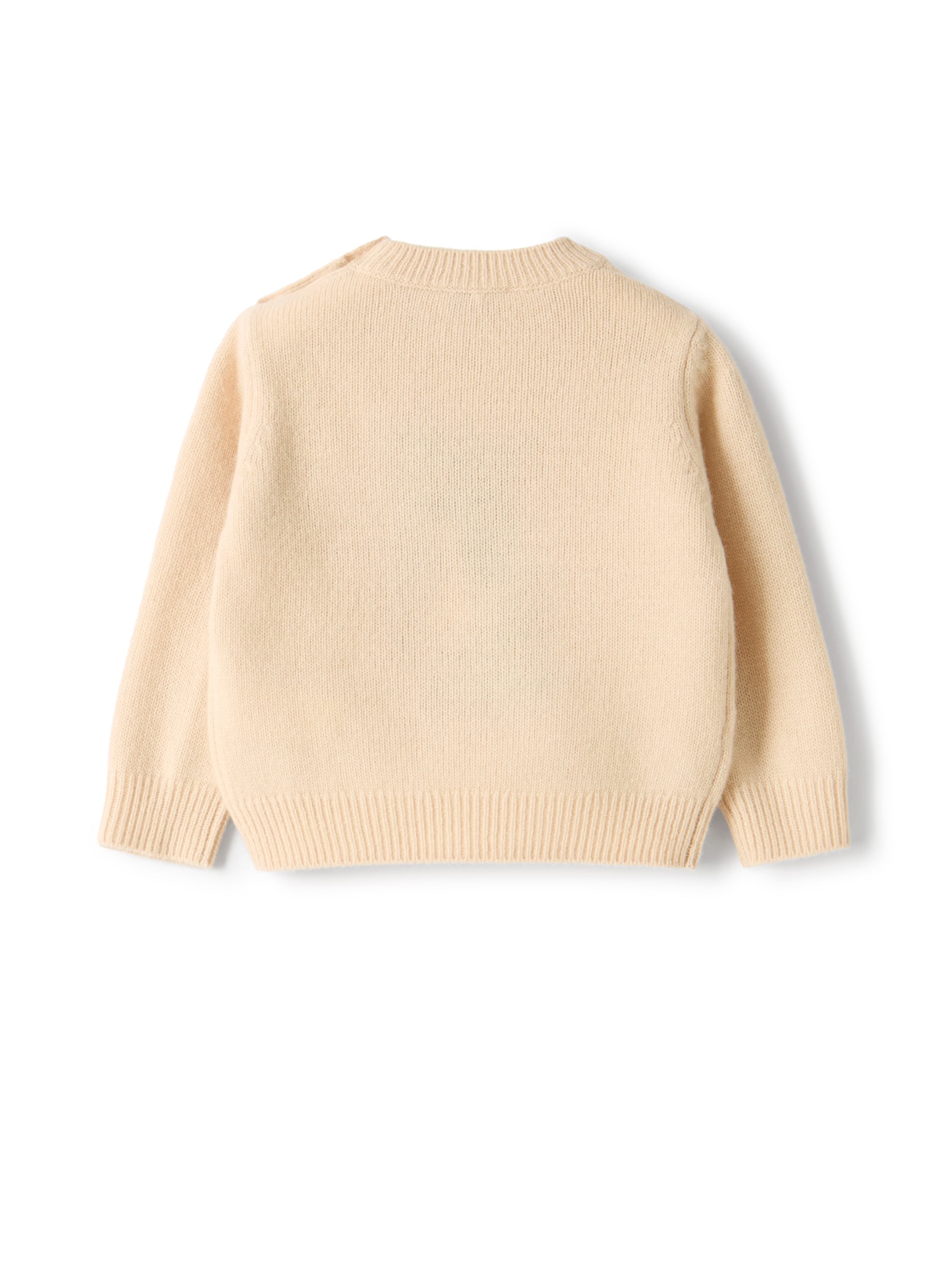 Merino wool sweater with a cat design