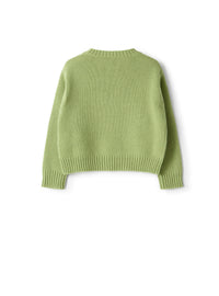 Patterned merino wool sweater