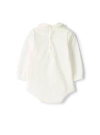 Cotton jersey body with embroidery