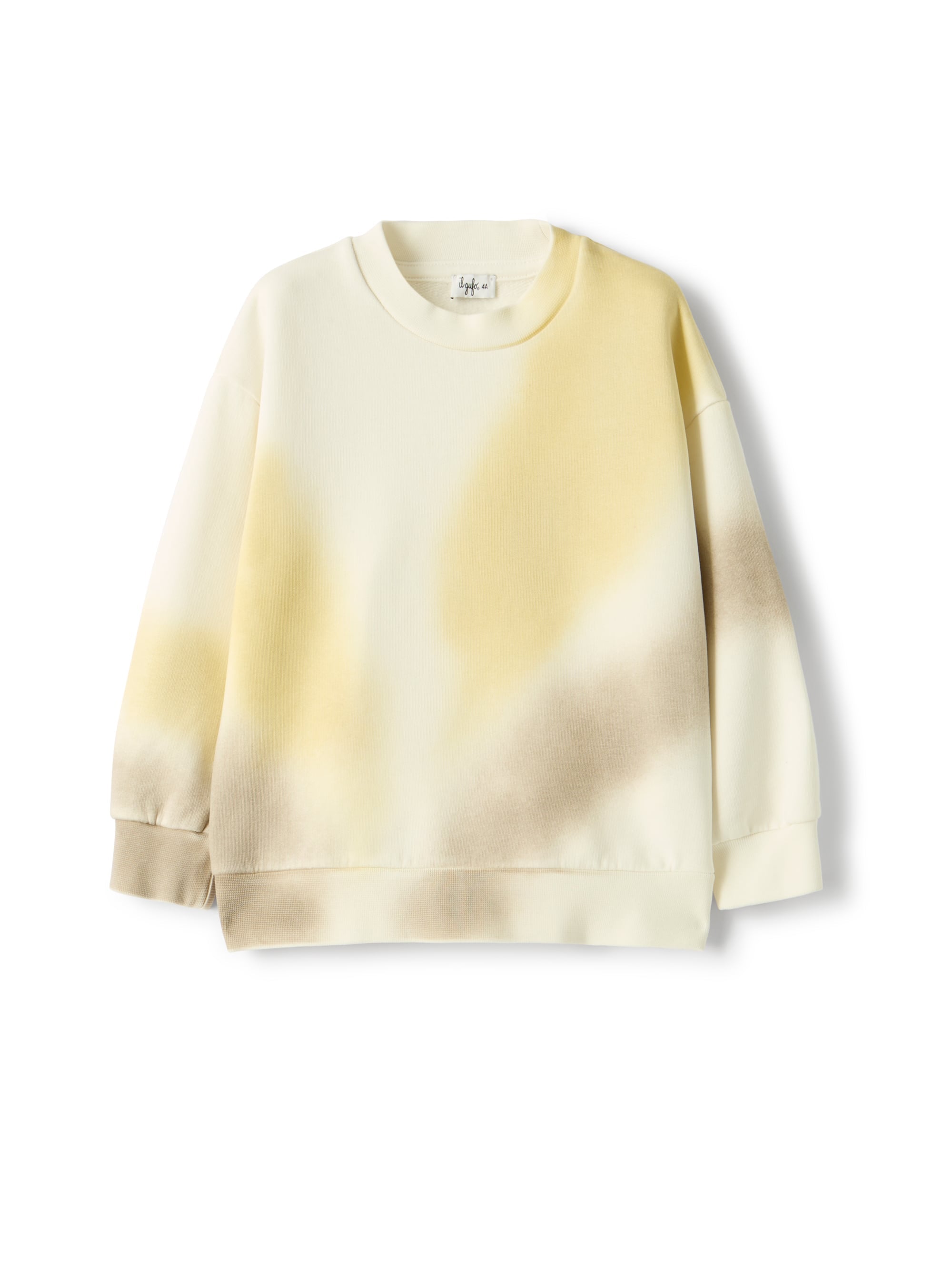 Sweatshirt with airbrush print