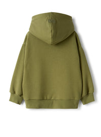 Cotton sweatshirt with hood