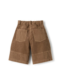 Corduroy bermuda shorts
