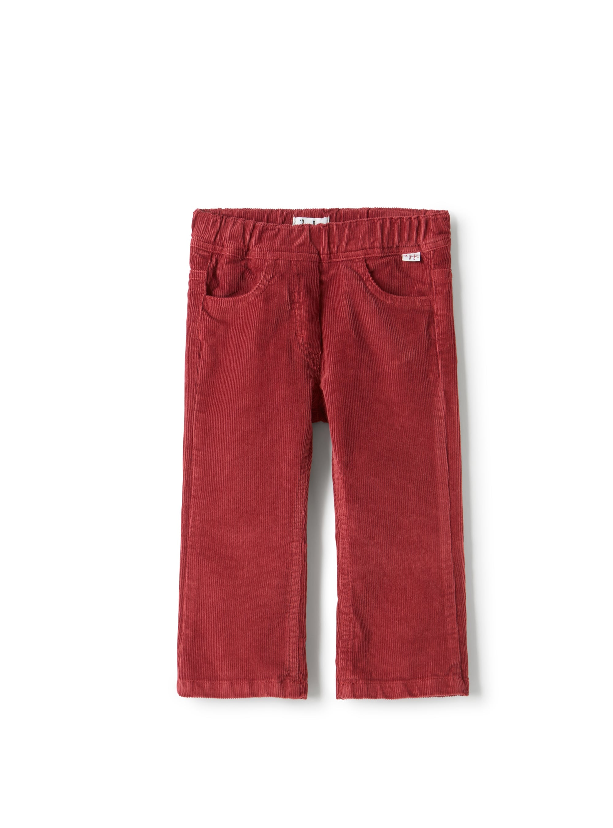Flared corduroy pants
