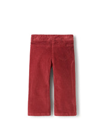 Flared corduroy pants