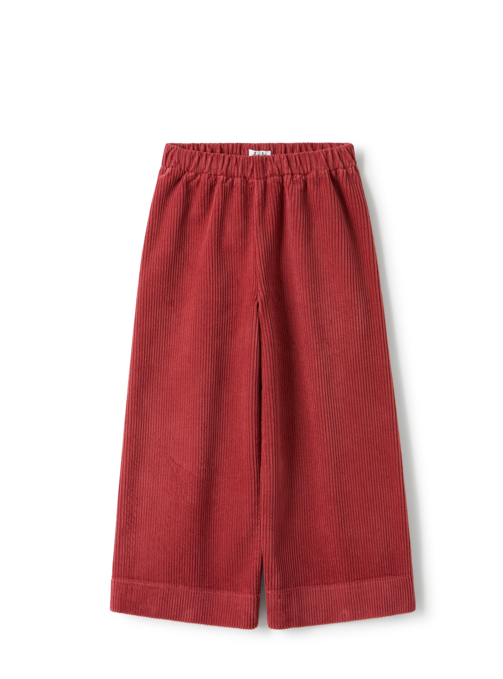 Wide-leg corduroy pants