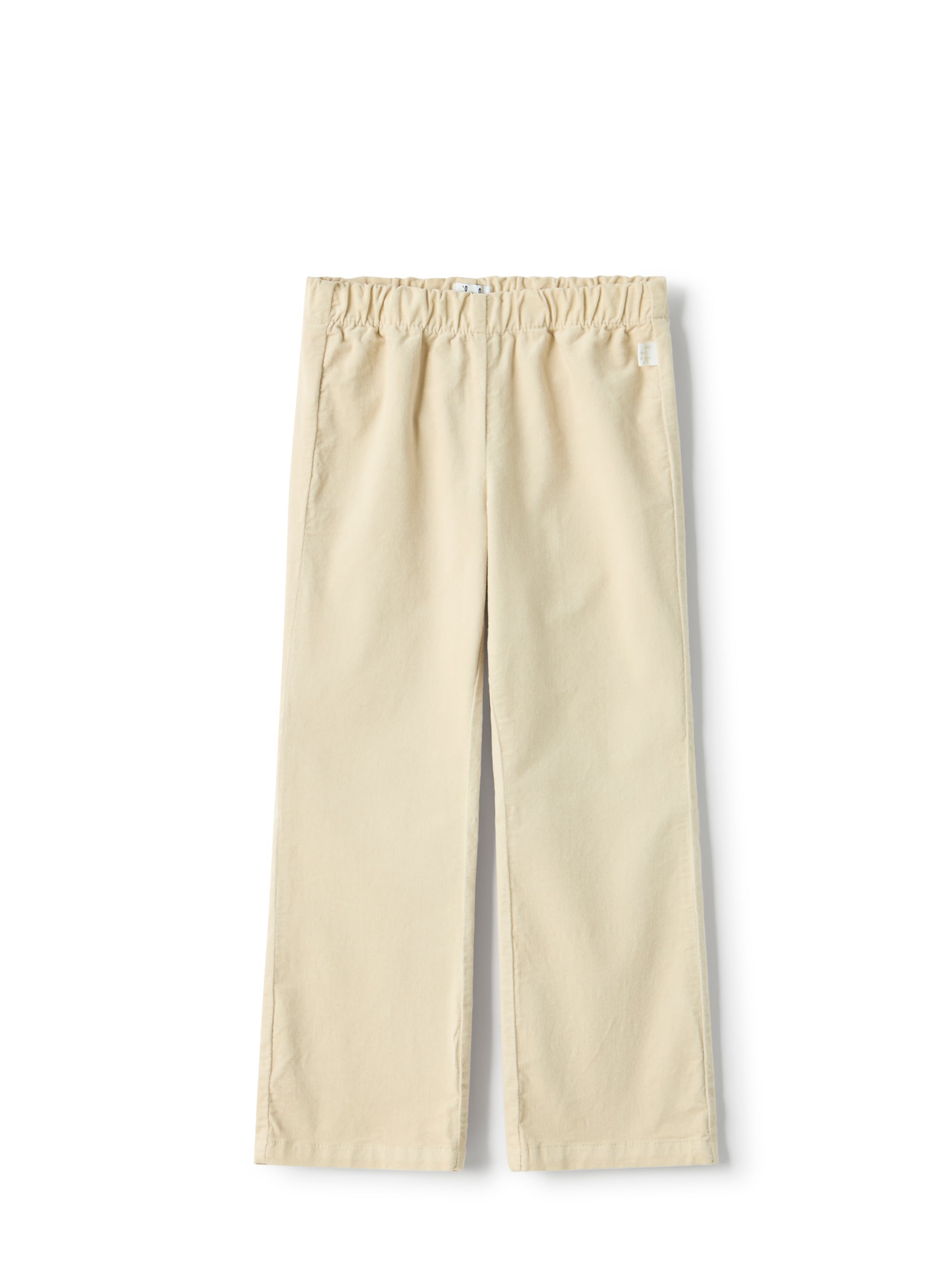 Flared smooth velvet pants