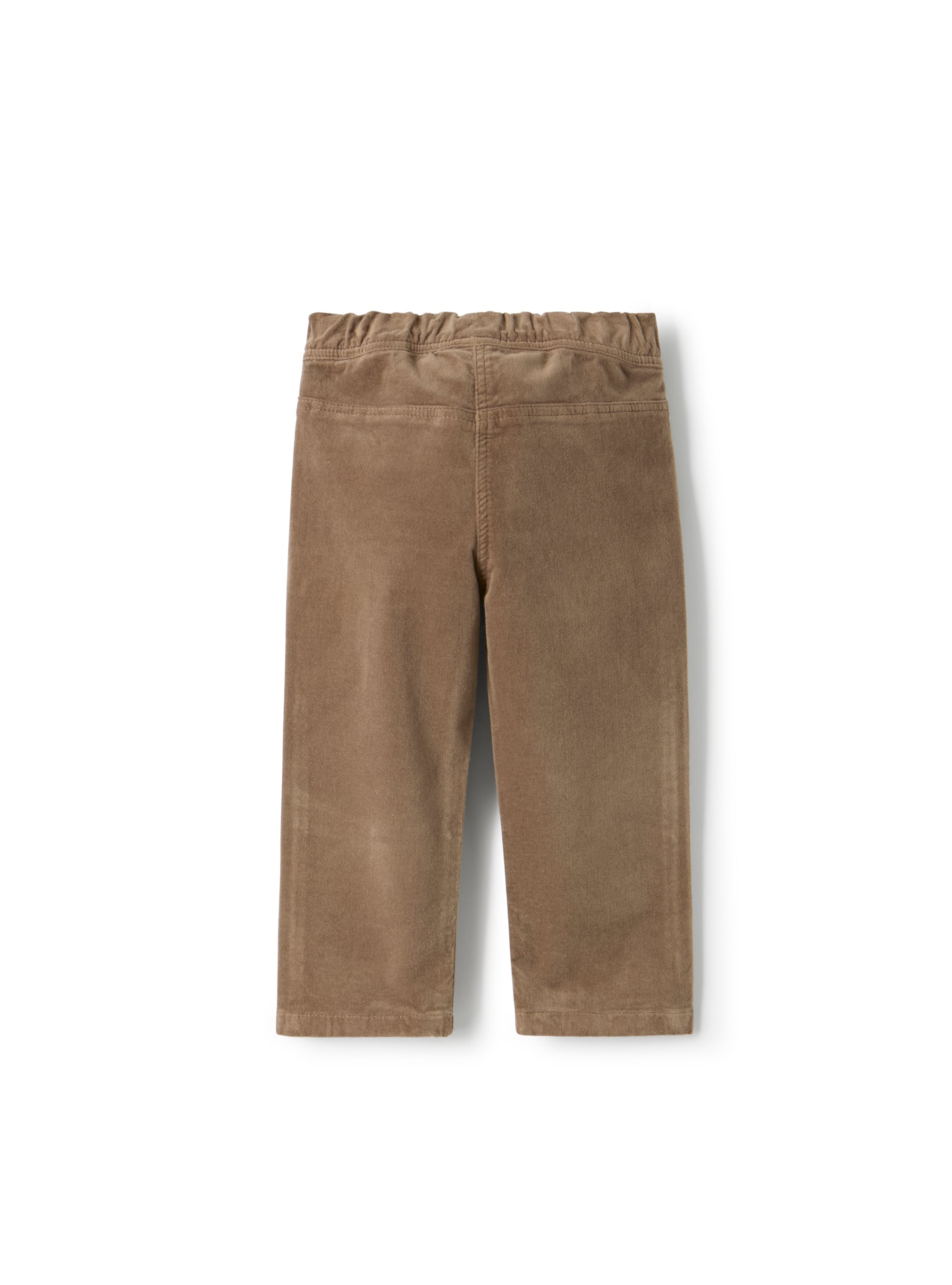 Flared smooth velvet pants