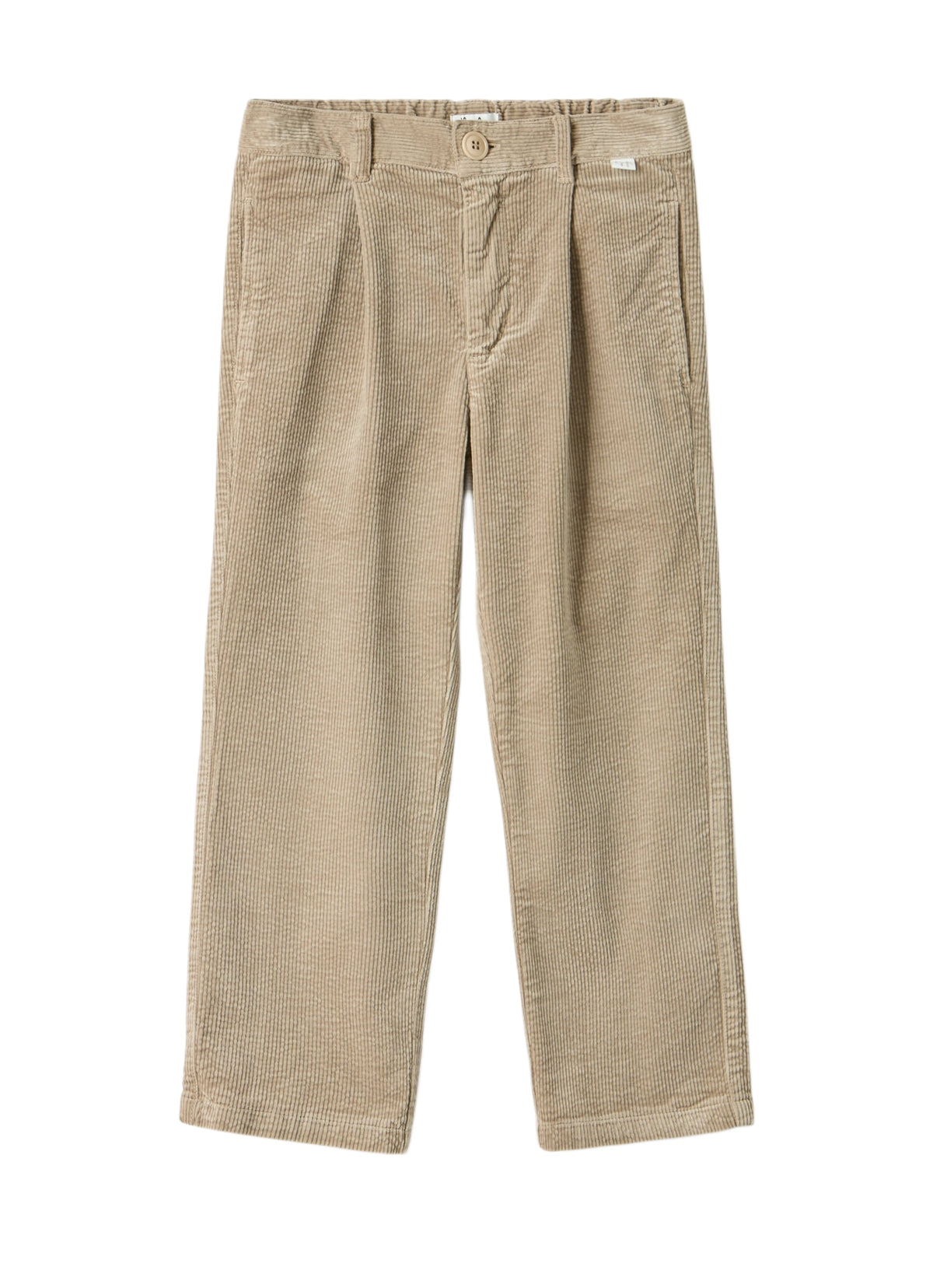 Straight-Leg Corduroy Pants