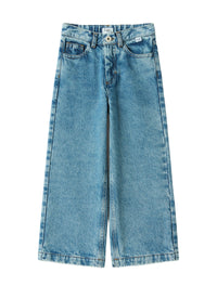 Wide-Leg Jeans In Denim
