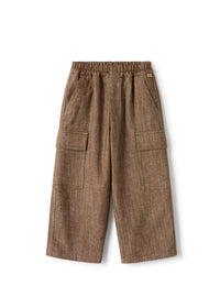 Cargo pants in cotton blend