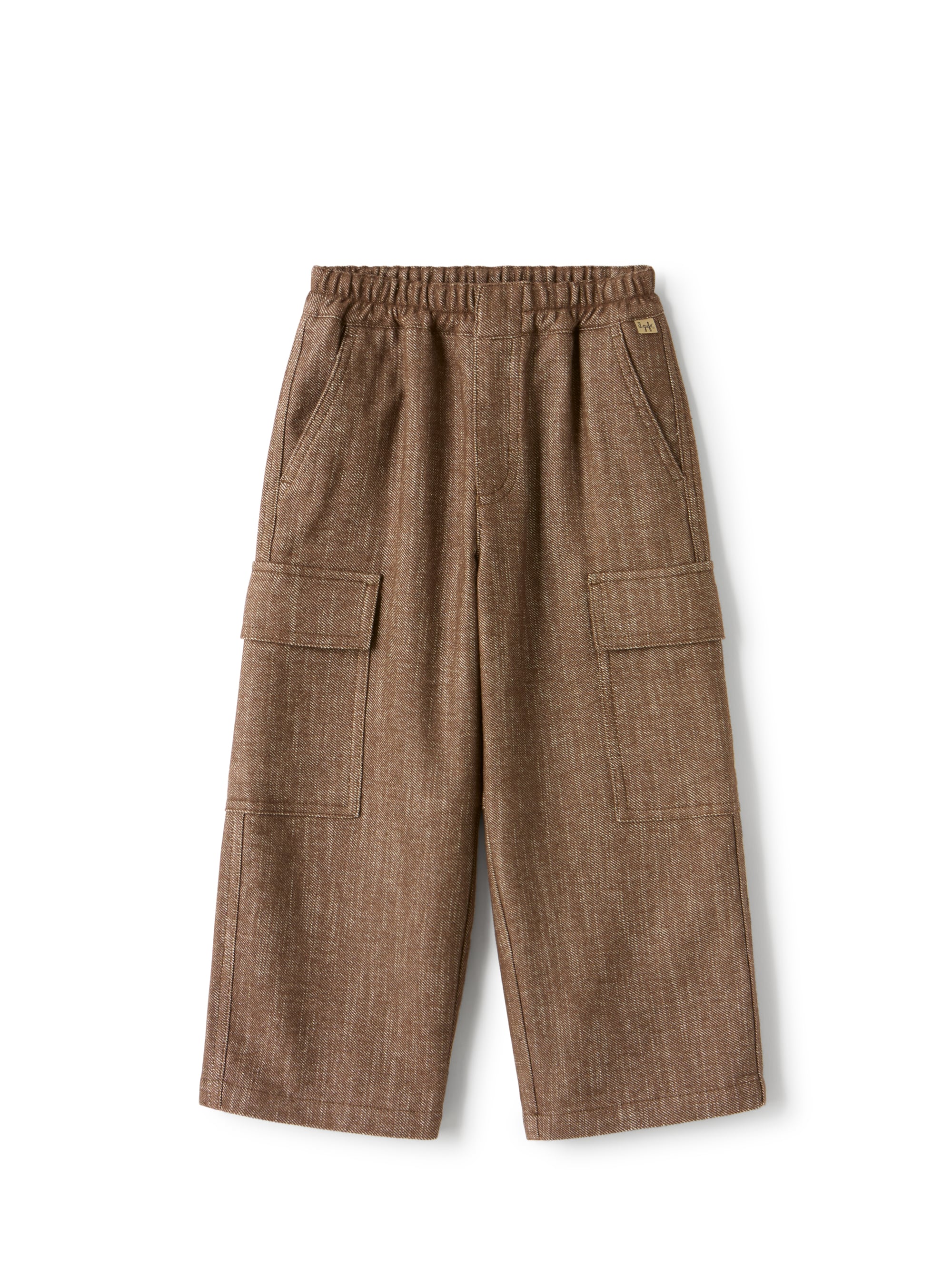 Cargo pants in cotton blend