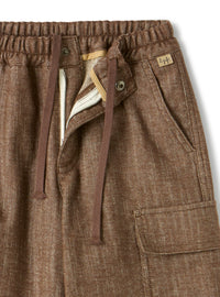 Cargo pants in cotton blend