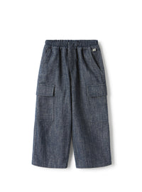 Cargo pants in cotton blend