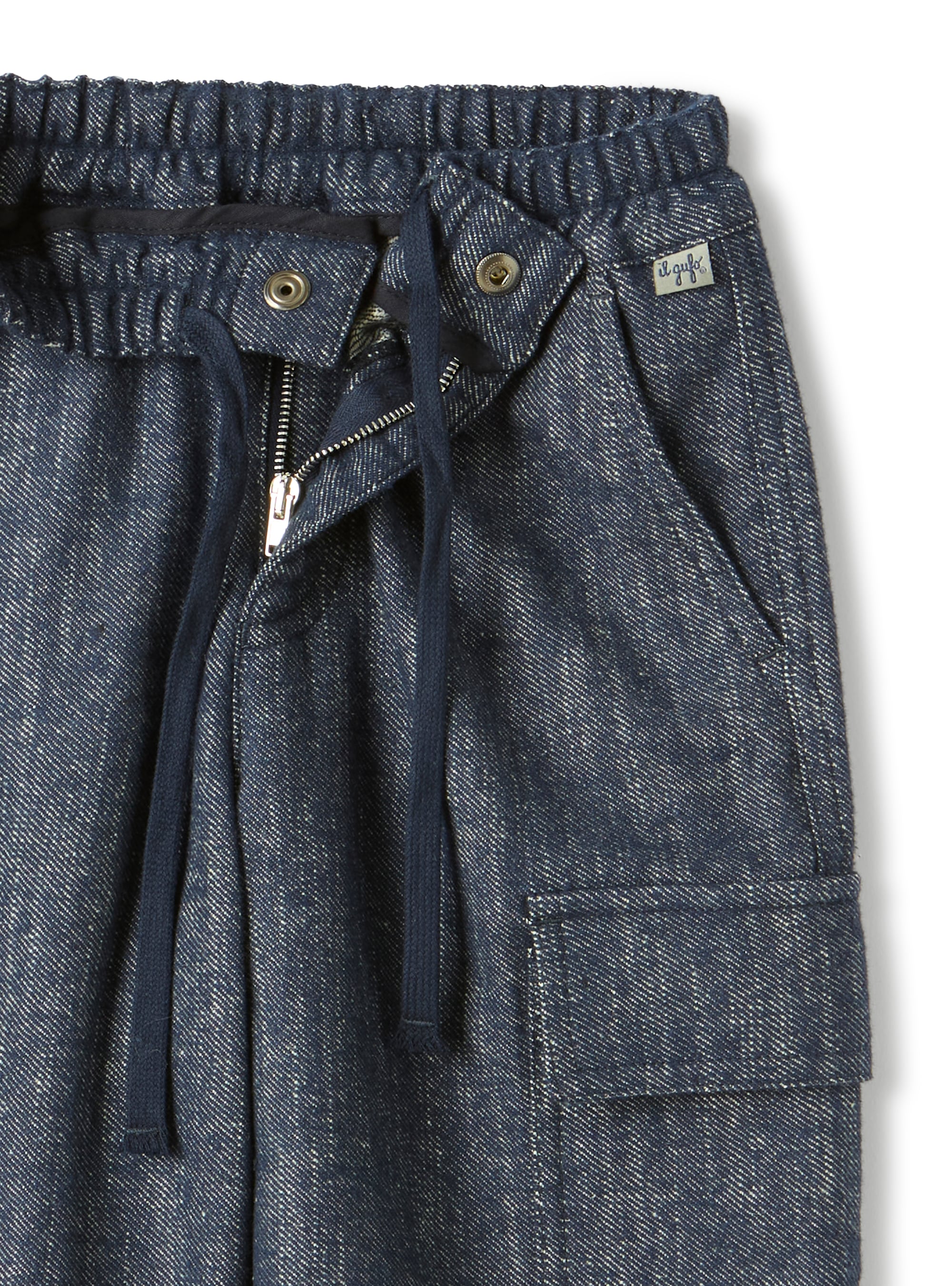 Cargo pants in cotton blend