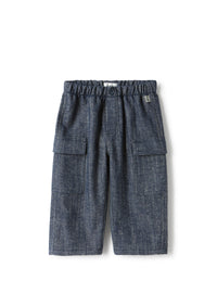 Cargo pants in cotton blend
