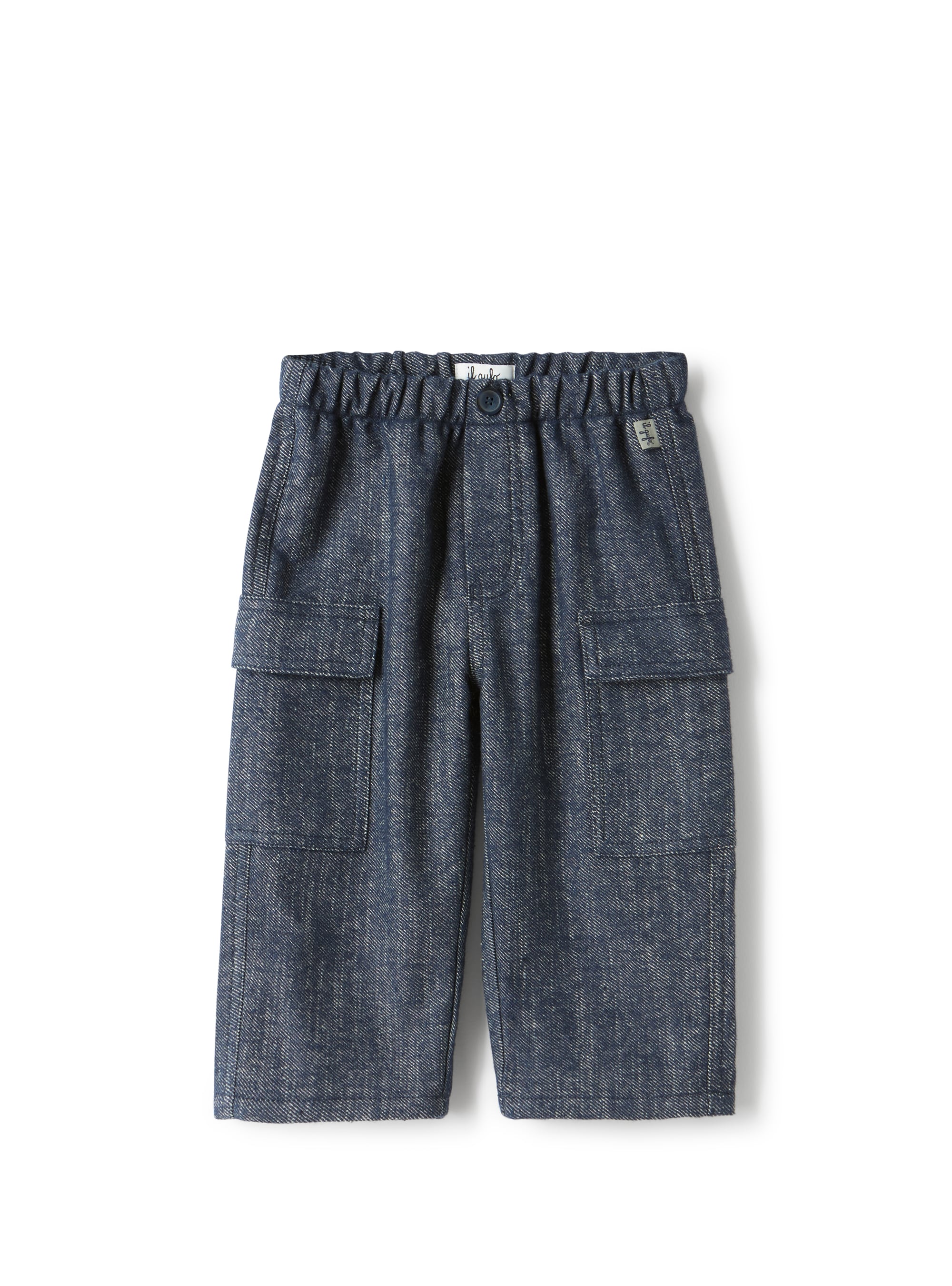 Cargo pants in cotton blend