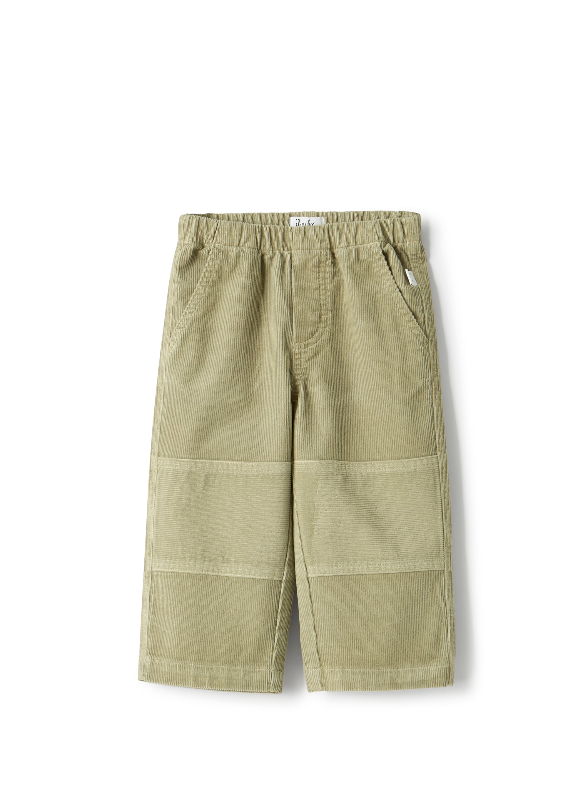 Wide-leg pants in corduroy