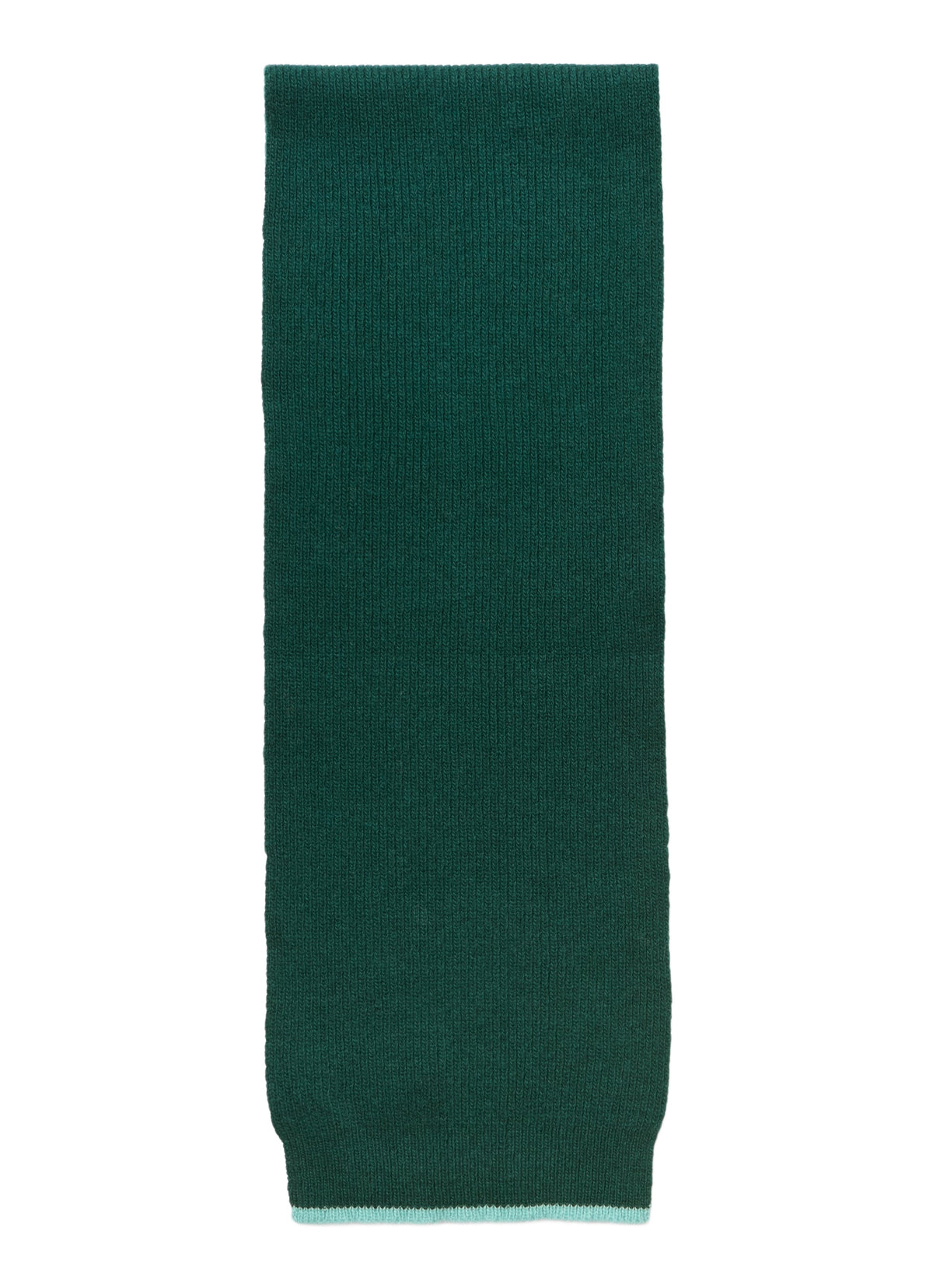 Écharpe en laine mérinos - Verde Aloe & Turchese