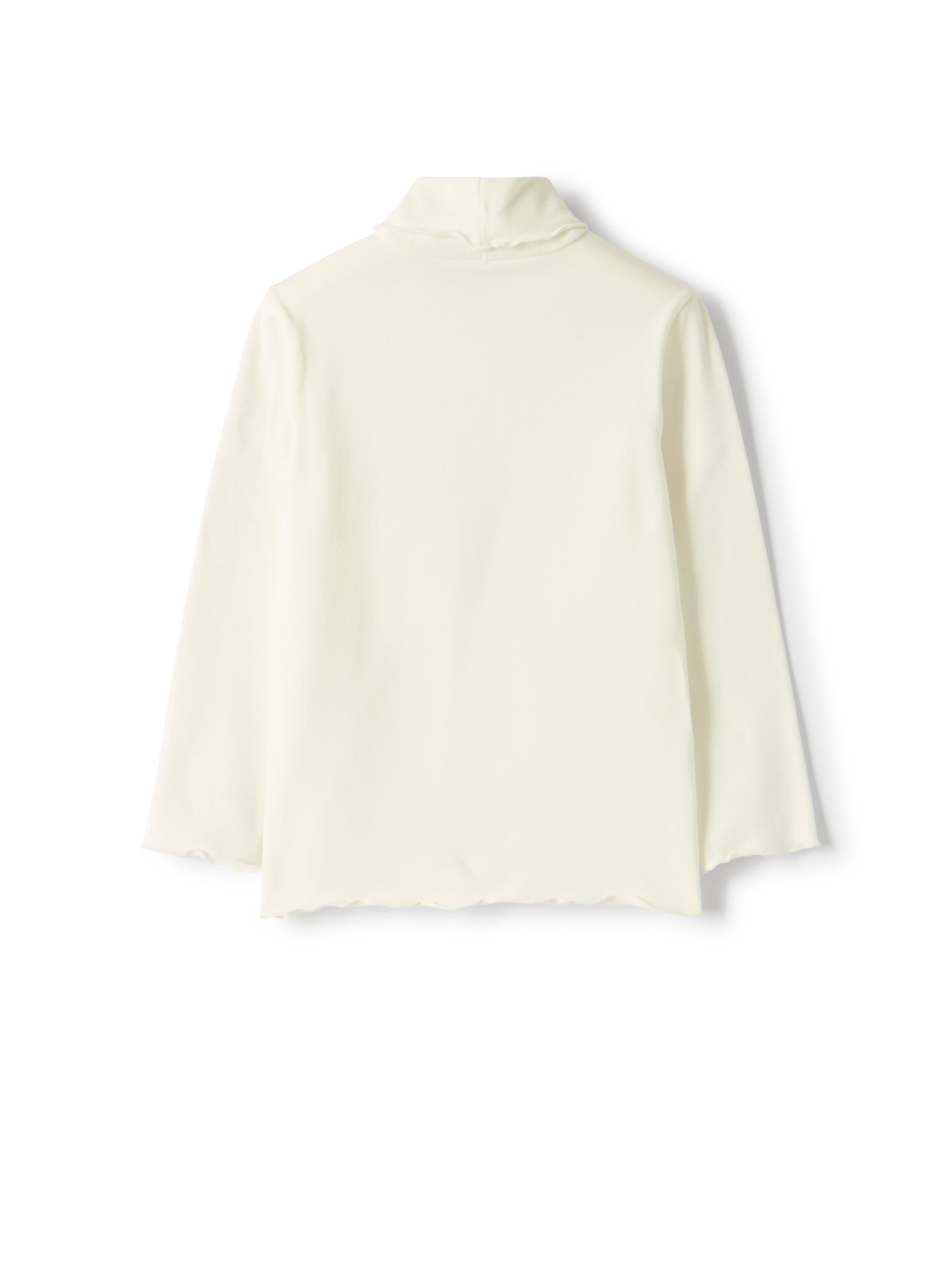 Brushed jersey turtleneck t-shirt