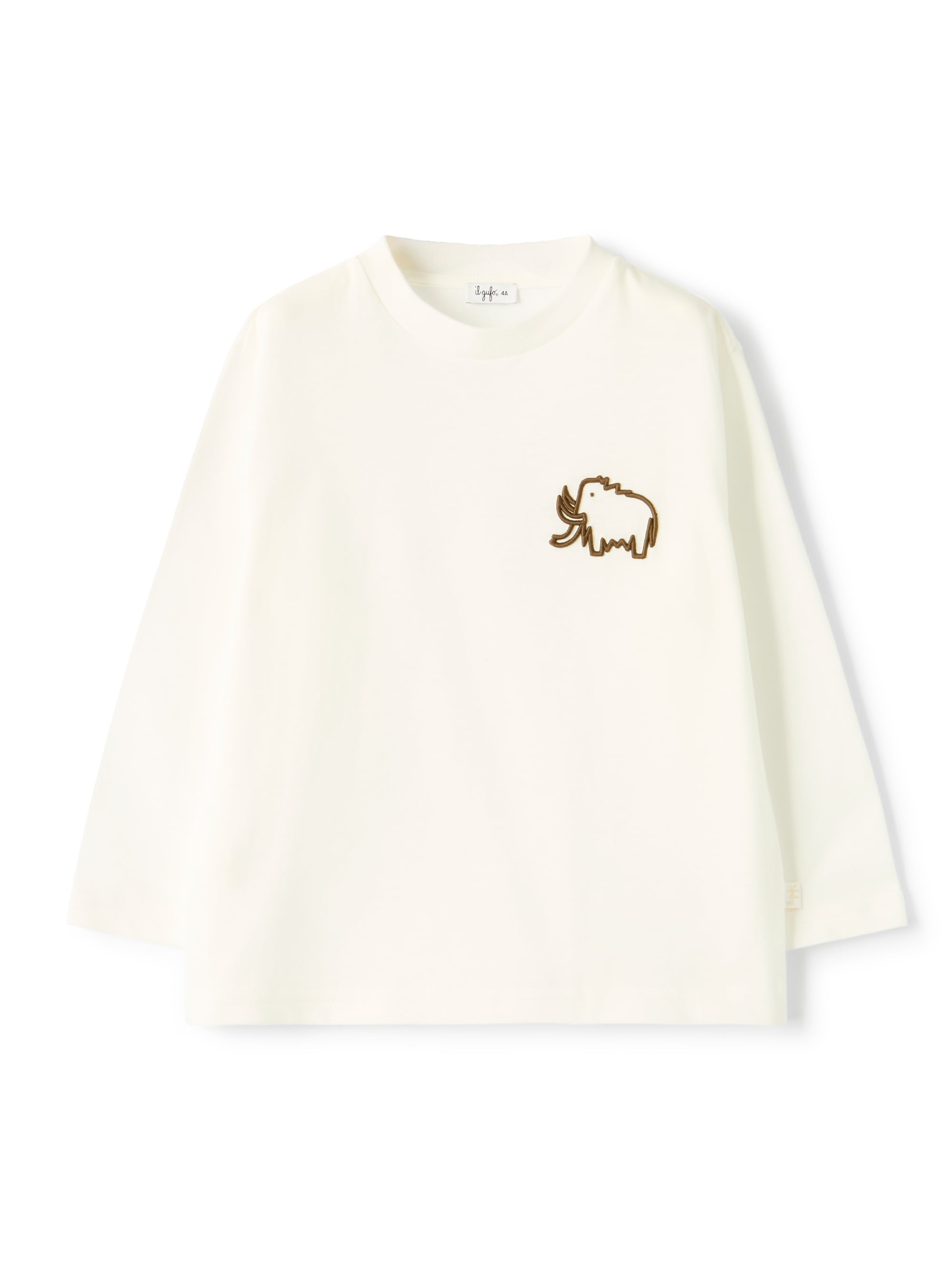 Long-sleeve t-shirt with a mammoth print