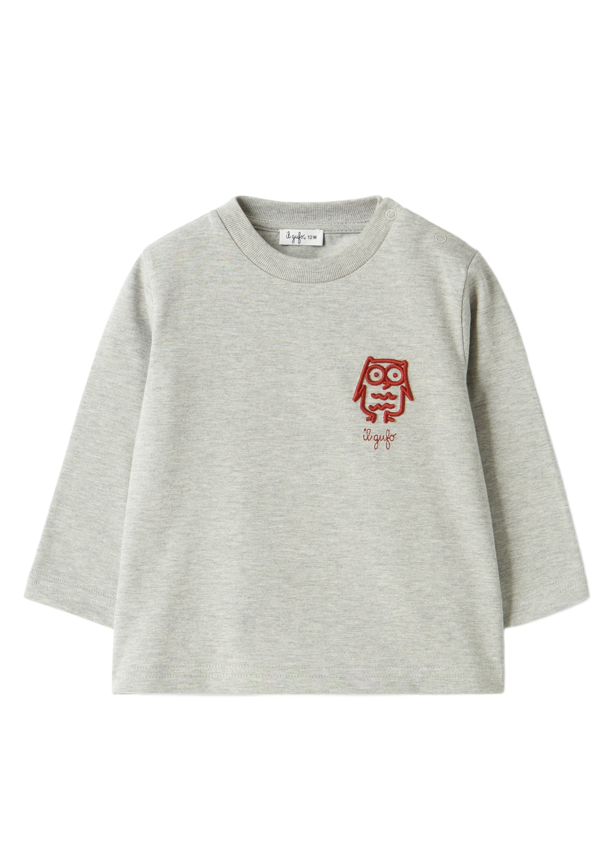 Long-Sleeve T-Shirt With An Owl Print