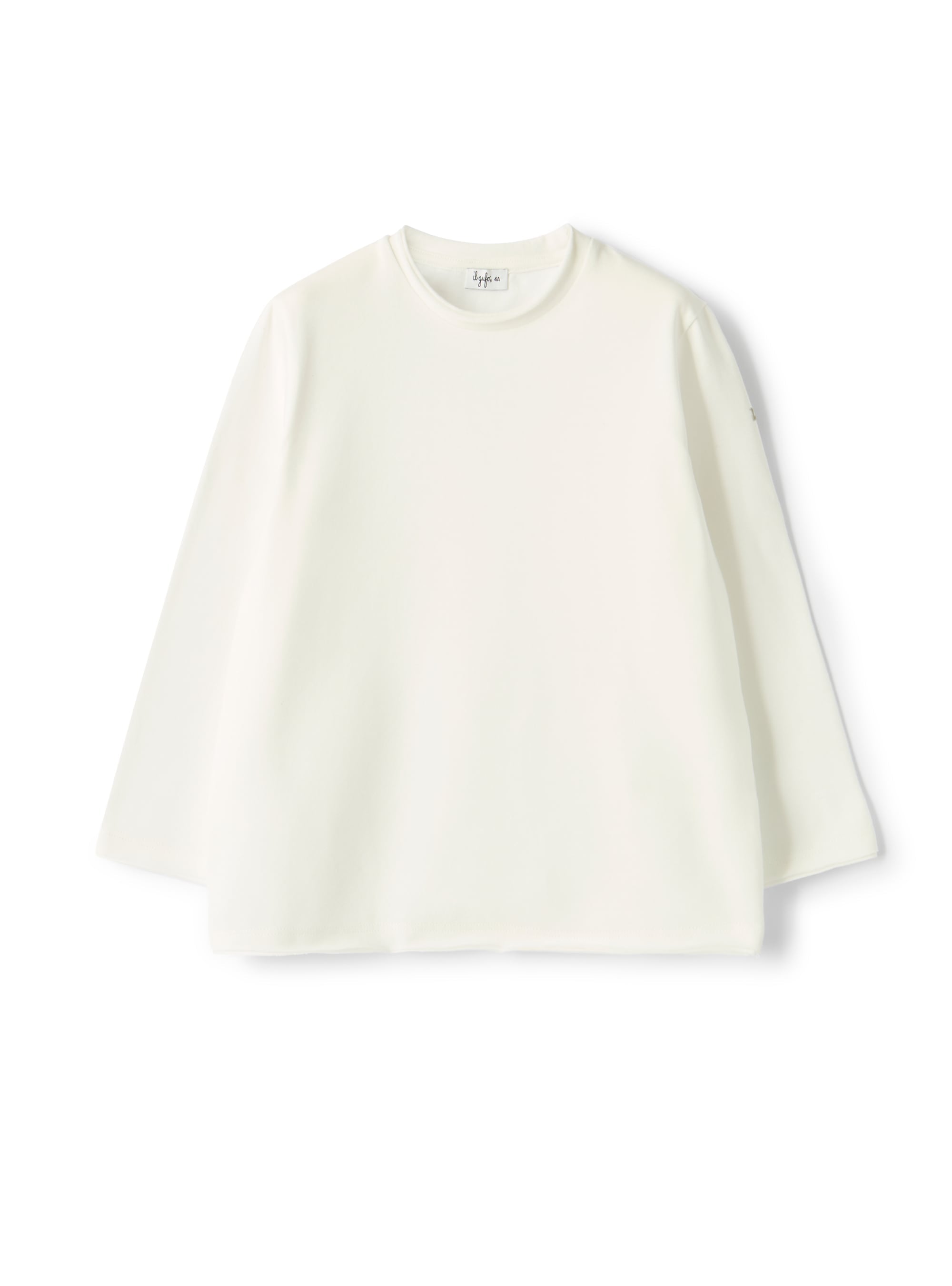 Brushed jersey long-sleeve t-shirt
