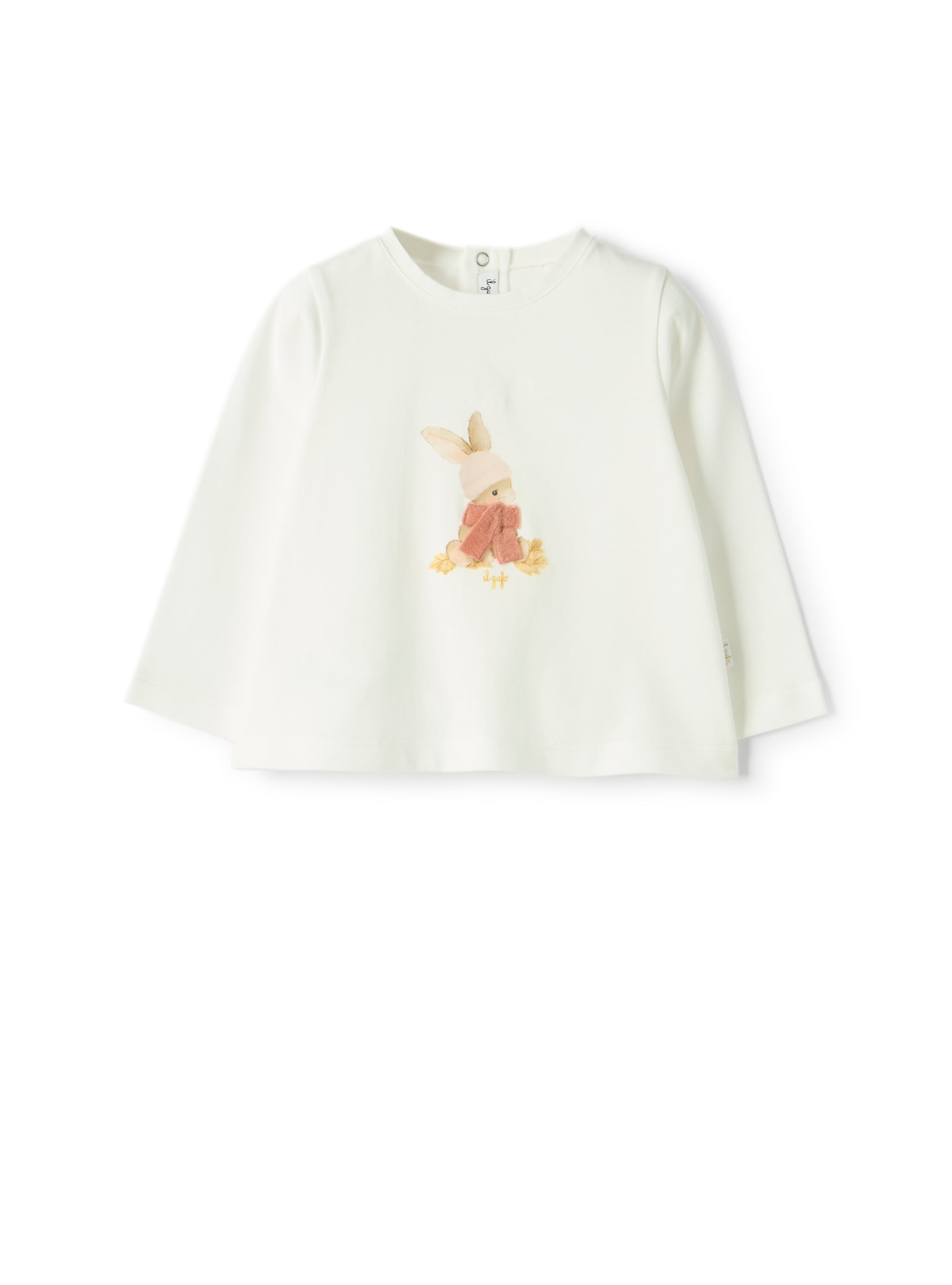 Long-sleeve t-shirt with a bunny print