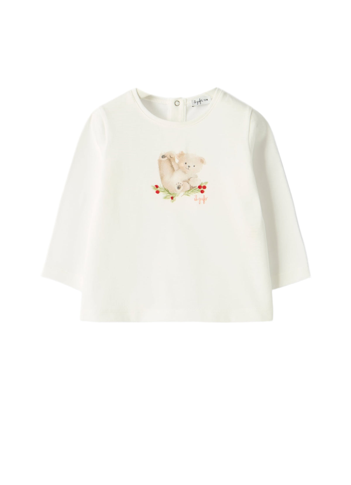 Long-Sleeve T-Shirt With A Bear Print