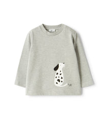 Long-sleeve t-shirt with a bunny print