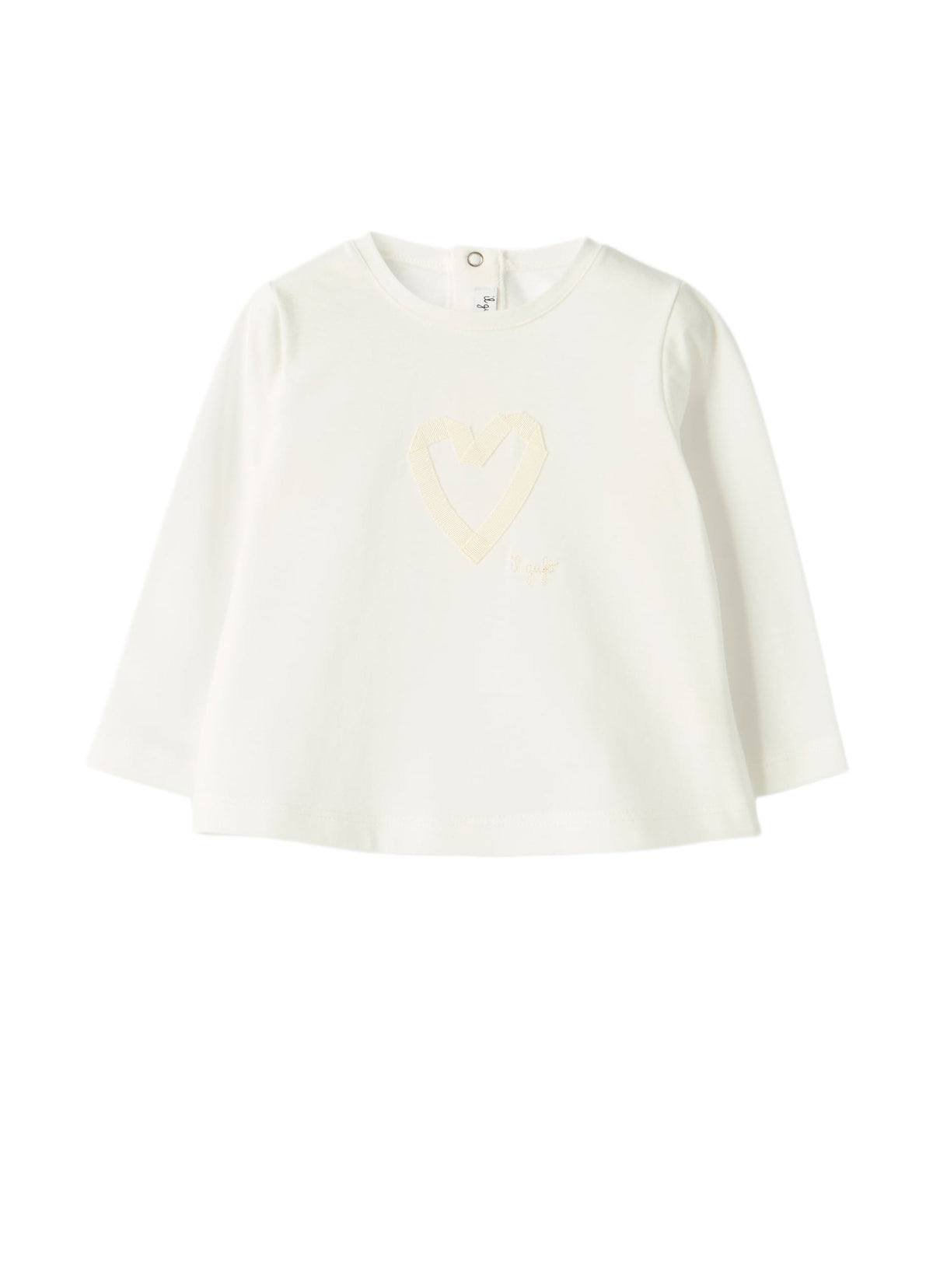 T-Shirt With An Appliqué Heart