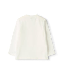 T-shirt with an appliqué heart