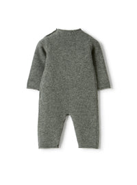 Merino wool onesie with a bear design