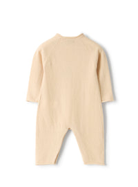 Merino wool onesie with an owl design