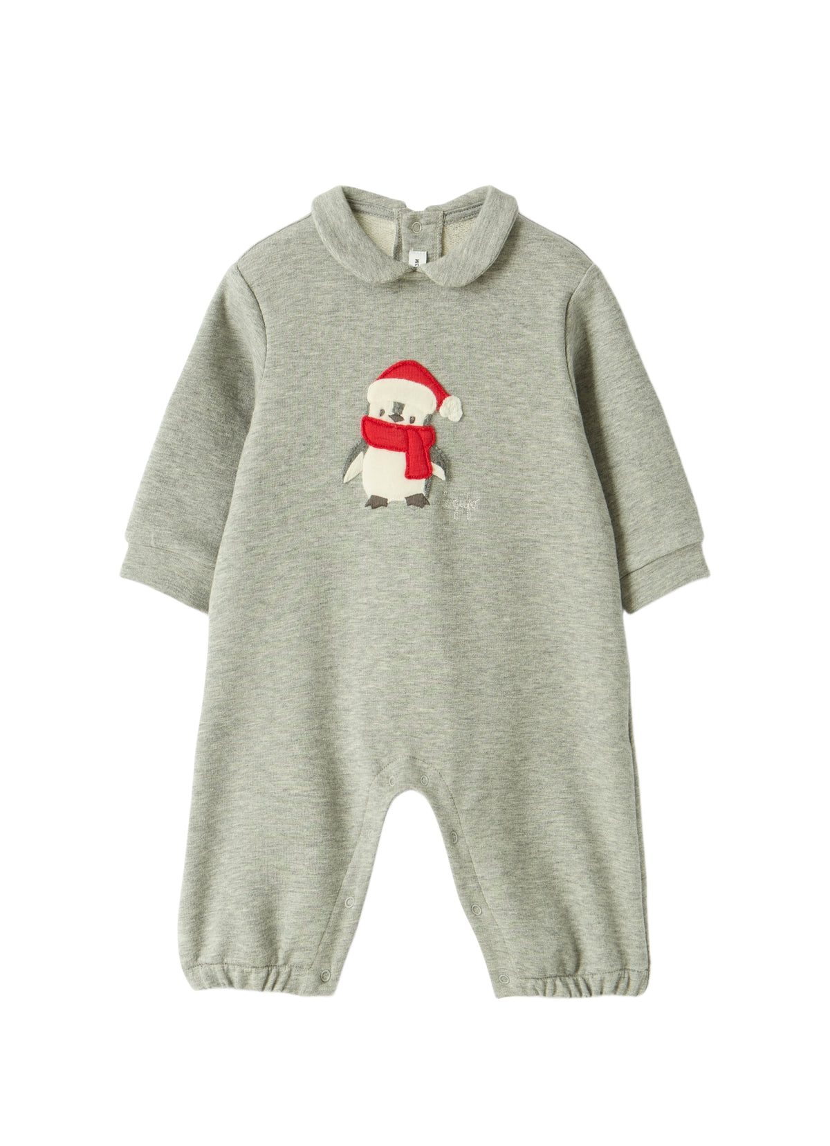 Fleece Onesie With A Penguin Design