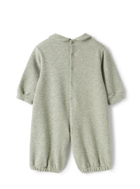 Fleece onesie with a penguin design