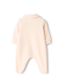 Fleece onesie with a seal design