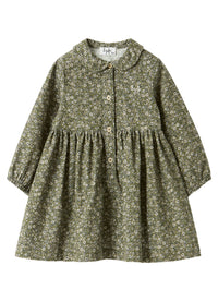 Floral Corduroy Dress
