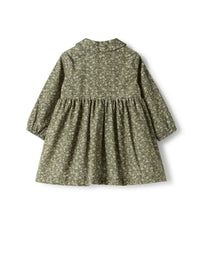 Floral corduroy dress