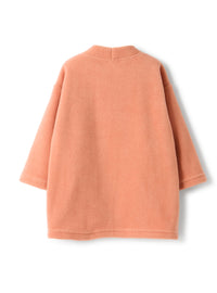 Fleece dress with applied pockets