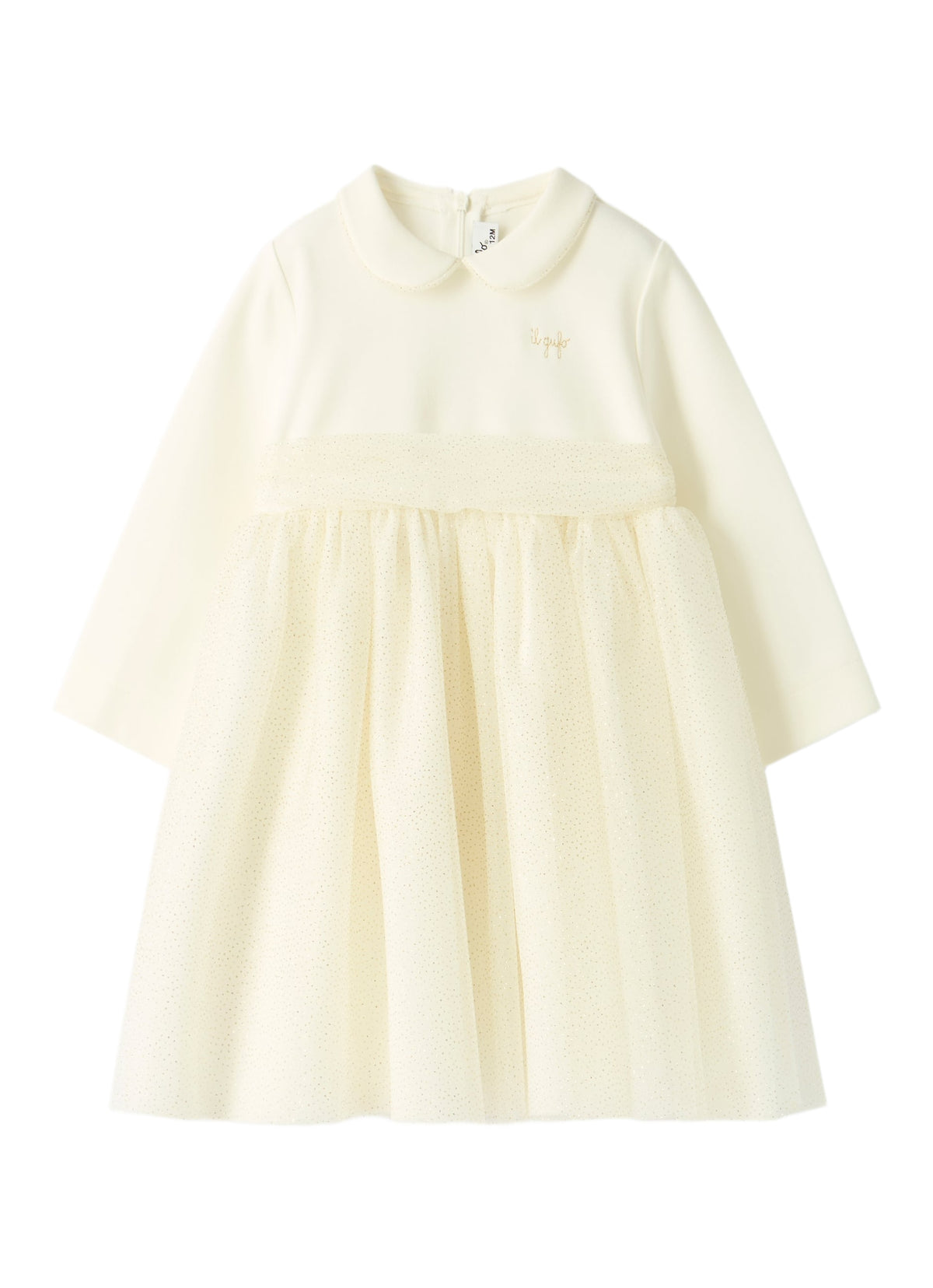 Tulle Dress With Micro Glitter