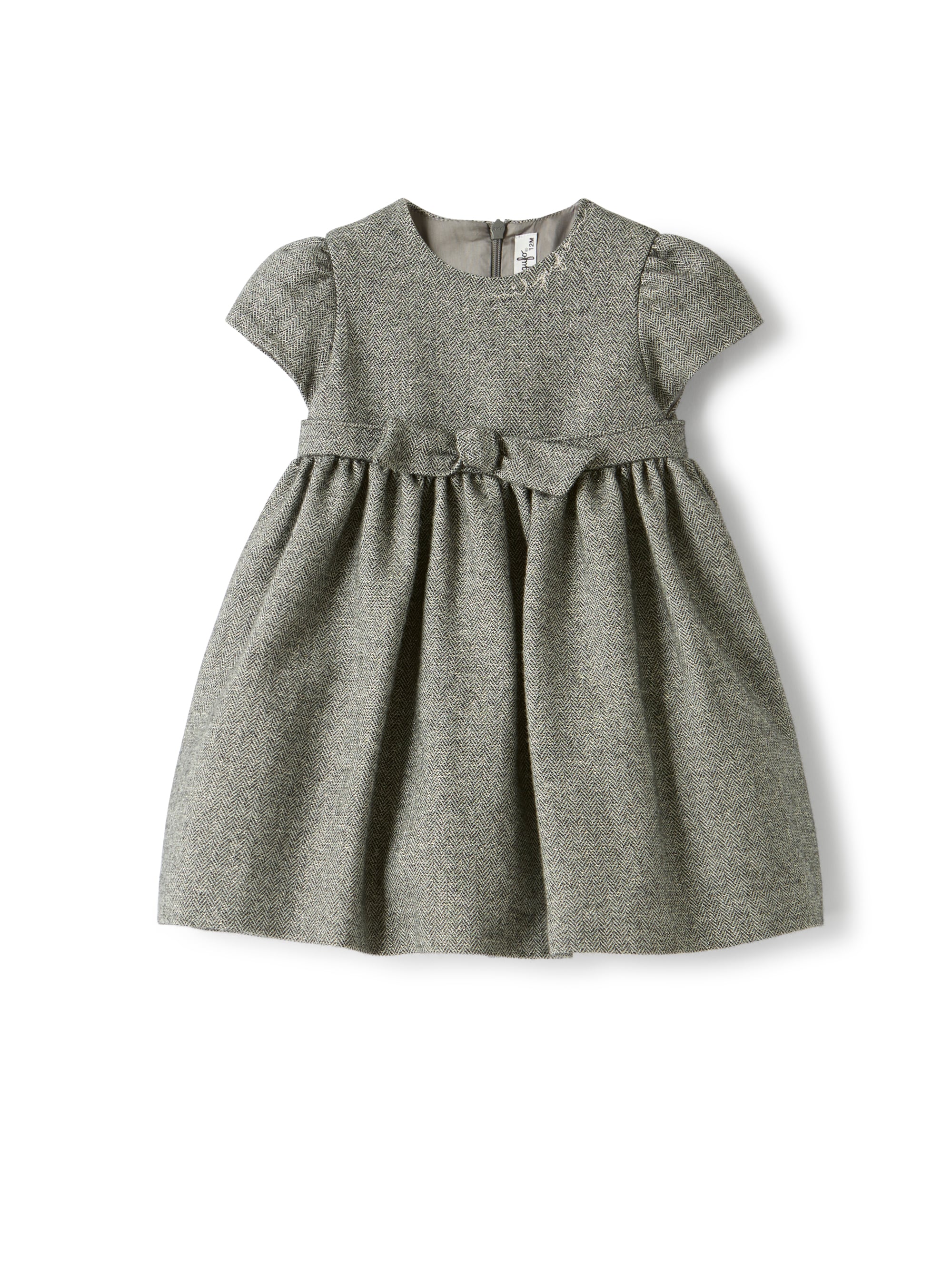 Dress in wool blend and Lurex yarn