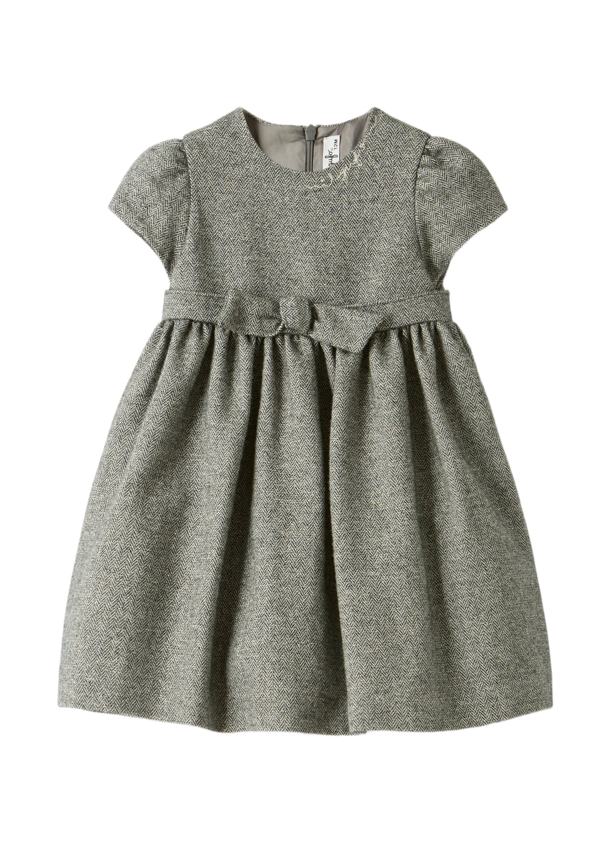 Dress In Wool Blend And Lurex Yarn