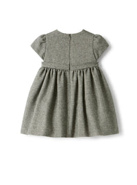 Dress in wool blend and Lurex yarn