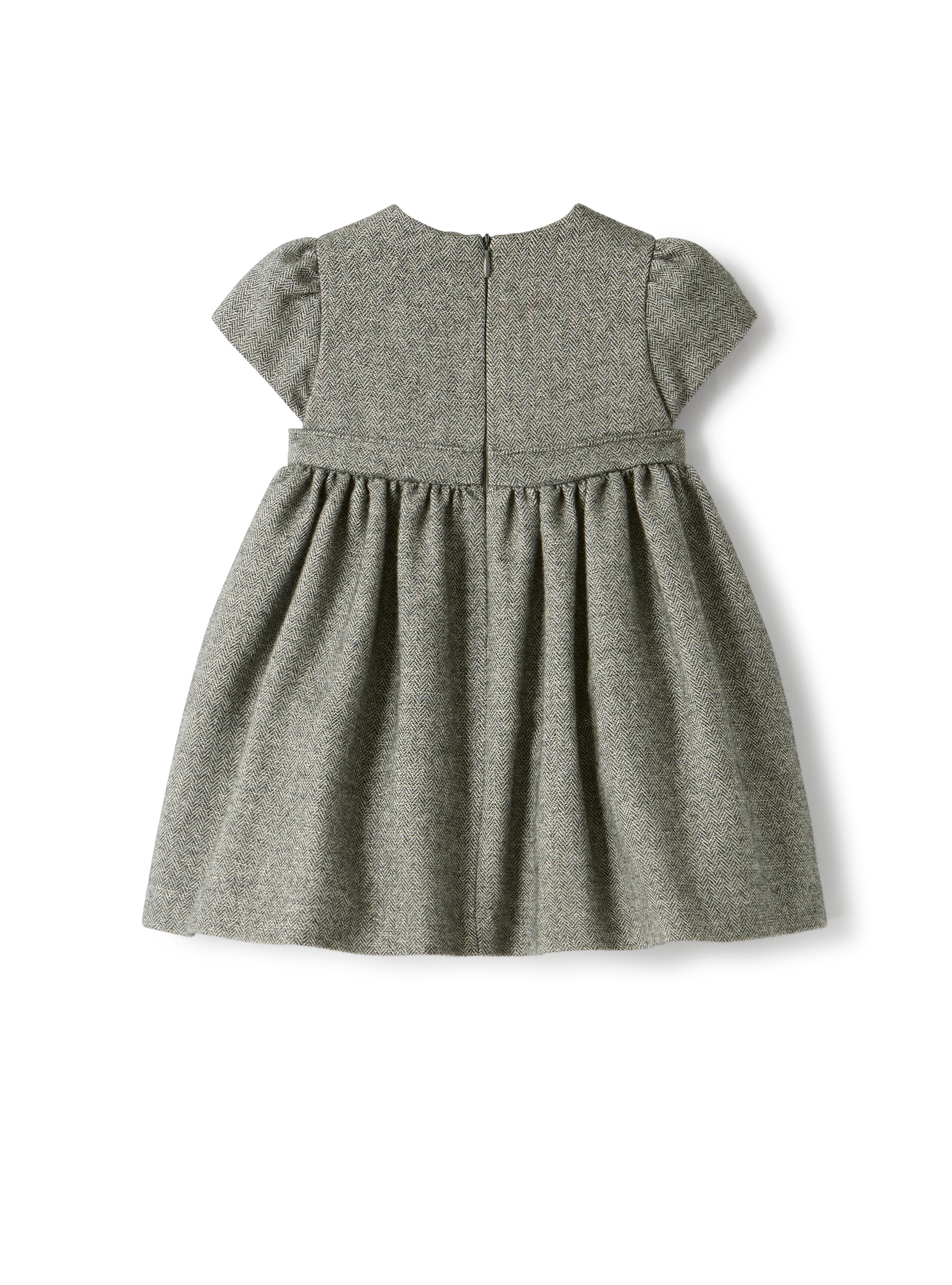 Dress in wool blend and Lurex yarn