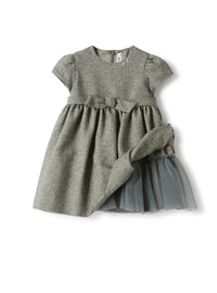 Dress in wool blend and Lurex yarn