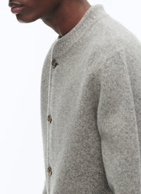 Gris Chine Moyen Cardigan - Gris Chine Moyen