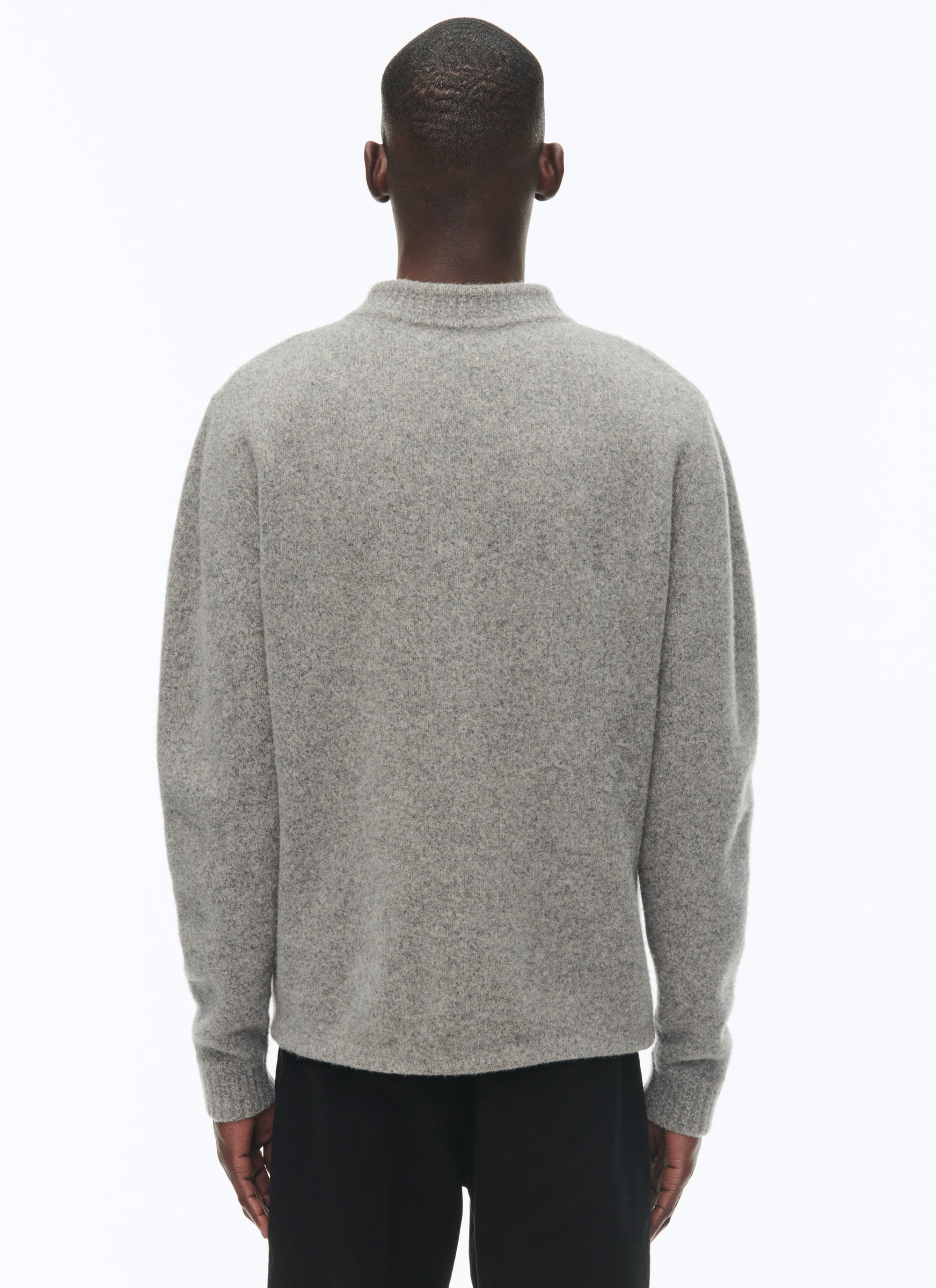 Gris Chine Moyen Cardigan - Gris Chine Moyen