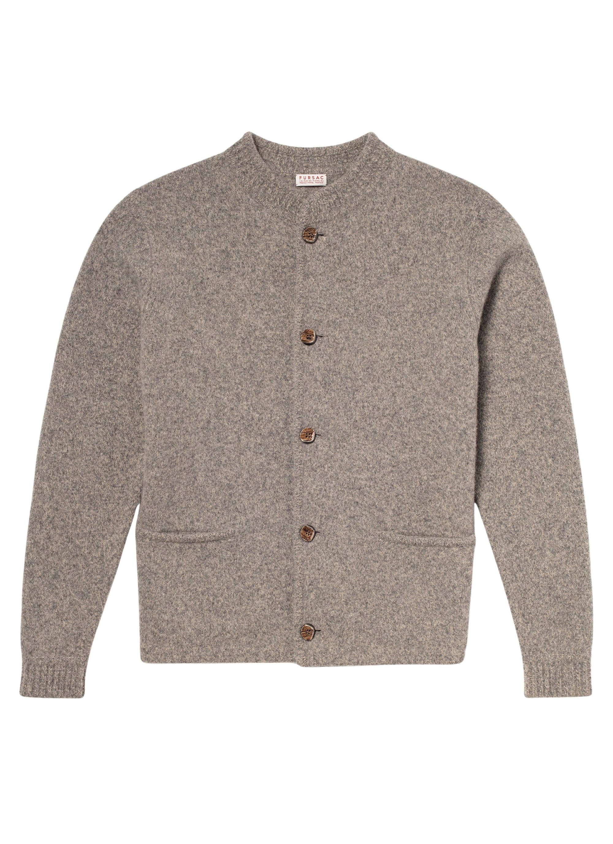 Gris Chine Moyen Cardigan - Gris Chine Moyen